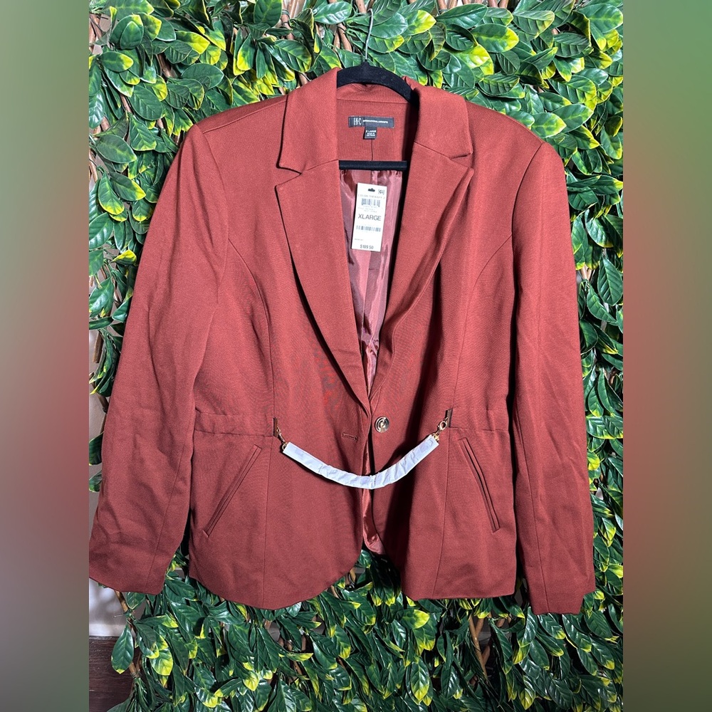 INC Red Blazer Size XL NWT